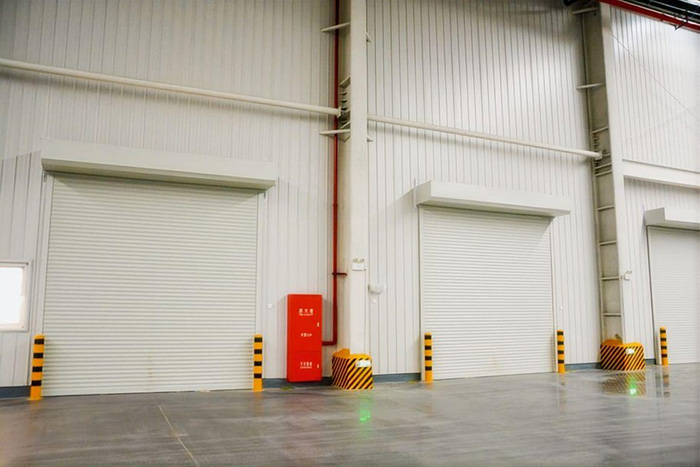 Puerta enrollable de acero resistente al viento Fastlink