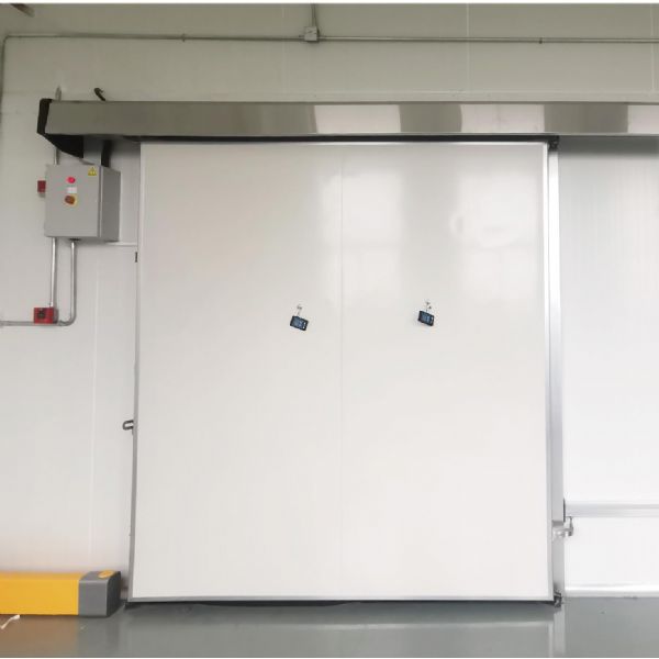 باب جرار معدني بفتحة واحدة للتخزين البارد - RAL9002-1